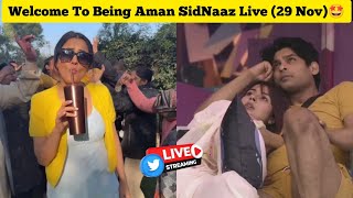 29 Nov Shehnaaz Gill Aajao Bhangra Payiye Buraah 💃🎥 Being Aman SidNaaz Fans Live 💫 [upl. by Fillian729]