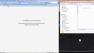 Qlikview Call VBS Function in Load Script [upl. by Blader]