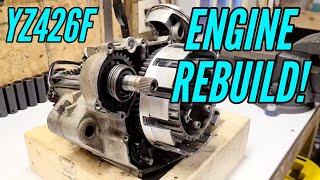 YZ426F ENGINE REBUILDQUICK BOTTOM END REBUILD [upl. by Ajar]