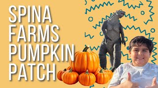 Spina Farms Pumpkin Patch with lots of Dinosaurs [upl. by Nylhtac]