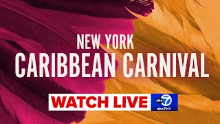 LIVE  New York Caribbean Carnival Watch the parade [upl. by Tullusus]