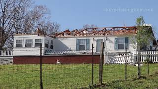 Waynesboro Tennessee Tornado Damage [upl. by Mariano]