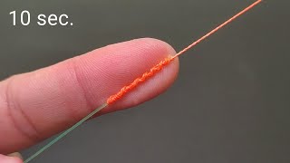 The Best Knot for Braid to Leader Strong amp Secure The SC Knot [upl. by Tteve]