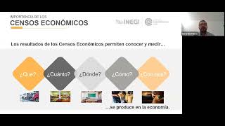 Webinar Censos Económicos 2024 INEGI [upl. by Wycoff557]