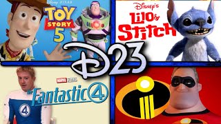 All D23 Announcements Full Breakdown Trailers amp First Looks [upl. by Yllek911]