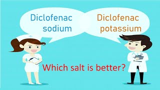 Which Salt Is Better Diclofenac Sodium Or Diclofenac Potassium [upl. by Arella718]