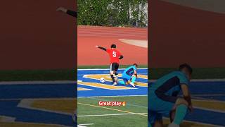 Great play🔥 soccer rosalesfilms football soccerskills futbol [upl. by Esaertal]