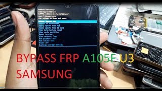 Samsung A105F U3 FRP Bypass Google Lock Unlock  ALL Samsung Frp Unlock  Sim Method Work [upl. by Yna]