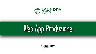 Laundry Web Zucchetti  WEB APP PRODUZIONE [upl. by Ahsilaf]