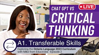 ChatGPT vs Critical Thinking  Ontario Language 2023 Curriculum Episode 2 [upl. by Imogen]