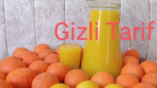 organic portakal ve limon tarifi gizliyapım orangeandlemonjuice jusdecitronorange 柳橙檸檬汁 संतर [upl. by Alurd]