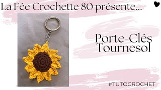 Tuto Crochet  Porteclés Tournesol [upl. by Major]