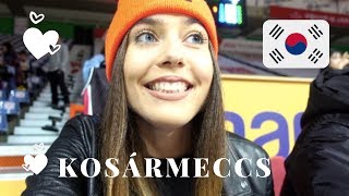 Kosármeccsen jártunk DÉLKOREÁBAN Vlog ♡ [upl. by Southard]