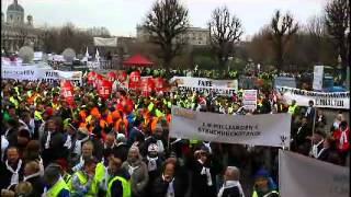 Demo der Österreichischen Bundesbediensteten in Wien SW [upl. by Melisenda]