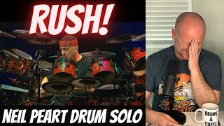 Drum Teacher Reacts NEIL PEART  Rush  Malignant Narcissism  De Slagwerker Snakes amp Arrows Live [upl. by Enidanreb]