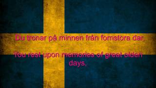 Sweden National anthem English lyrics [upl. by Nemhauser]