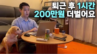 퇴근 후 노트북 하나로 1시간 일하고 월순수입 200만 원 더 버는 31살 [upl. by Jagir]