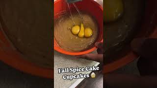 Fall Spice Cake Cupcakes cupcakes baking fall spicecakes [upl. by Brocklin158]