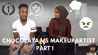 Mr Chocolata utmanas av en känd makeup artist PART 1 [upl. by Eellehs]