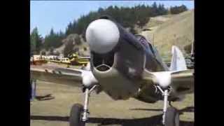 P 40 Kittyhawk display by Ray Hanna New Zealand 1998 [upl. by Kubis975]