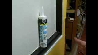 Caulking Tips  Siliconized Caulk [upl. by Giarla]