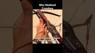 Mini Medieval crossbow survivalgear survivalbow outdoorsurvival bushcrafttools [upl. by Davita]