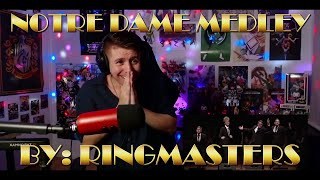 I NEVER SAW THIS COMING Blind Reaction to Ringmasters  Notre Dame Medley [upl. by Avie]