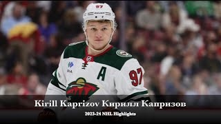 Kirill Kaprizov Кирилл Капризов  202324 NHL Season Highlights [upl. by Merline]