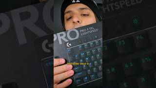 Teclado Logitech G pro X TKL unboxing puckzito shorts unboxing [upl. by Irra971]