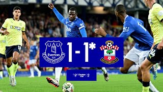 EVERTON 11 SOUTHAMPTON 56 ON PENALTIES  Carabao Cup highlights [upl. by Yror]