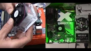 HTPC THAT GAMES AND HANGS ON THE WALL DIY MINI ITX BUILD [upl. by Alhan]