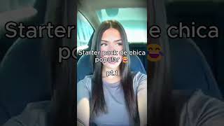 starter pack de chica POPULAR pt 1 shorts viralvideo viralshorts [upl. by Atinaej835]