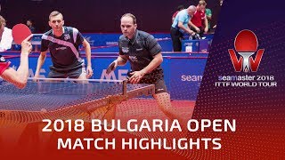 Liam PitchfordPaul Drinkhall vs Ewout OLaurens Tromer  2018 Bulgaria Open Highlights Pre [upl. by Gonyea]