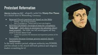 Unit 3 Video 4  Renaissance amp Reformation [upl. by Lourdes]