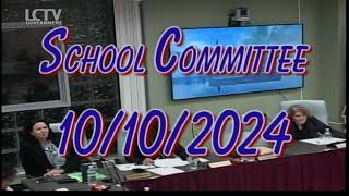 Lynn School Committee Meeting  October 10 2024 [upl. by Serrano]