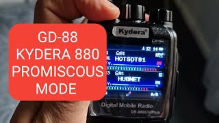 KYDERA 880UV  Added GD 88 Firmware  Now has Promiscous Mode [upl. by Ayra]