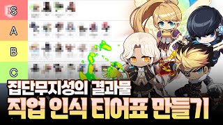 시청자와 함께하는 인식 티어표 만들기 메이플스토리 페이지 [upl. by Nylatsirhc]