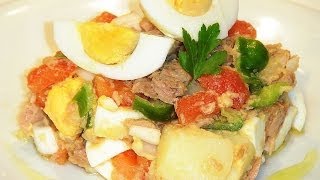 Receta Ensalada Murciana o Campera  La Cocina de Loli Domínguez  Ensaladas Loli Domínguez [upl. by Marilou]