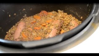 Saucisses lentilles au cookeo [upl. by Bower47]