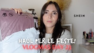 HAUL PER LE FESTE SHEIN  VLOGMAS 23  maria silvestro [upl. by Anina918]