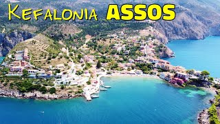 Kefalónia látnivalói  Assos a gyönyörű kis falucska  Kefalonia attractions [upl. by Aguste]