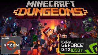 Minecraft Dungeons GTX 1050 Ti Maximum Settings 1080p [upl. by Eirual]