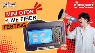 Live Testing with Mini Pon OTDR Unveiling the Future of Fiber Optic Measurement OPMVFL [upl. by Lauter]