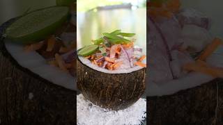 How to make Tahitian Poisson Cru cooking travel [upl. by Asilahs451]