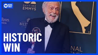 Dick Van Dyke Makes History With Daytime Emmy Win At 98  10 News First [upl. by Enivid694]