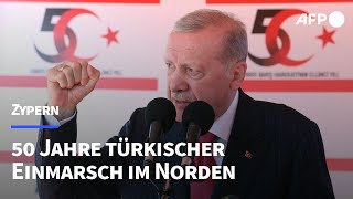 Zypern Erdogan gegen neue Gespräche über Wiedervereinigung  AFP [upl. by Karry]