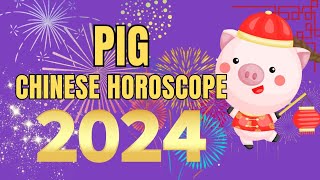 Pig Chinese Horoscope 2024 Predictions  Ziggy Natural [upl. by Tudela]