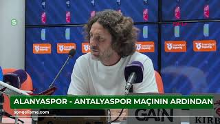 Alanyaspor  Antalyaspor maçının ardından [upl. by Auqinet]