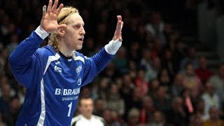 MT Melsungen schlägt THW Kiel Interview mit Mikael Appelgren [upl. by Eintruoc]