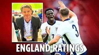 Saka was Englands most dangerous player  England VS Switzerland player ratings [upl. by Southworth575]